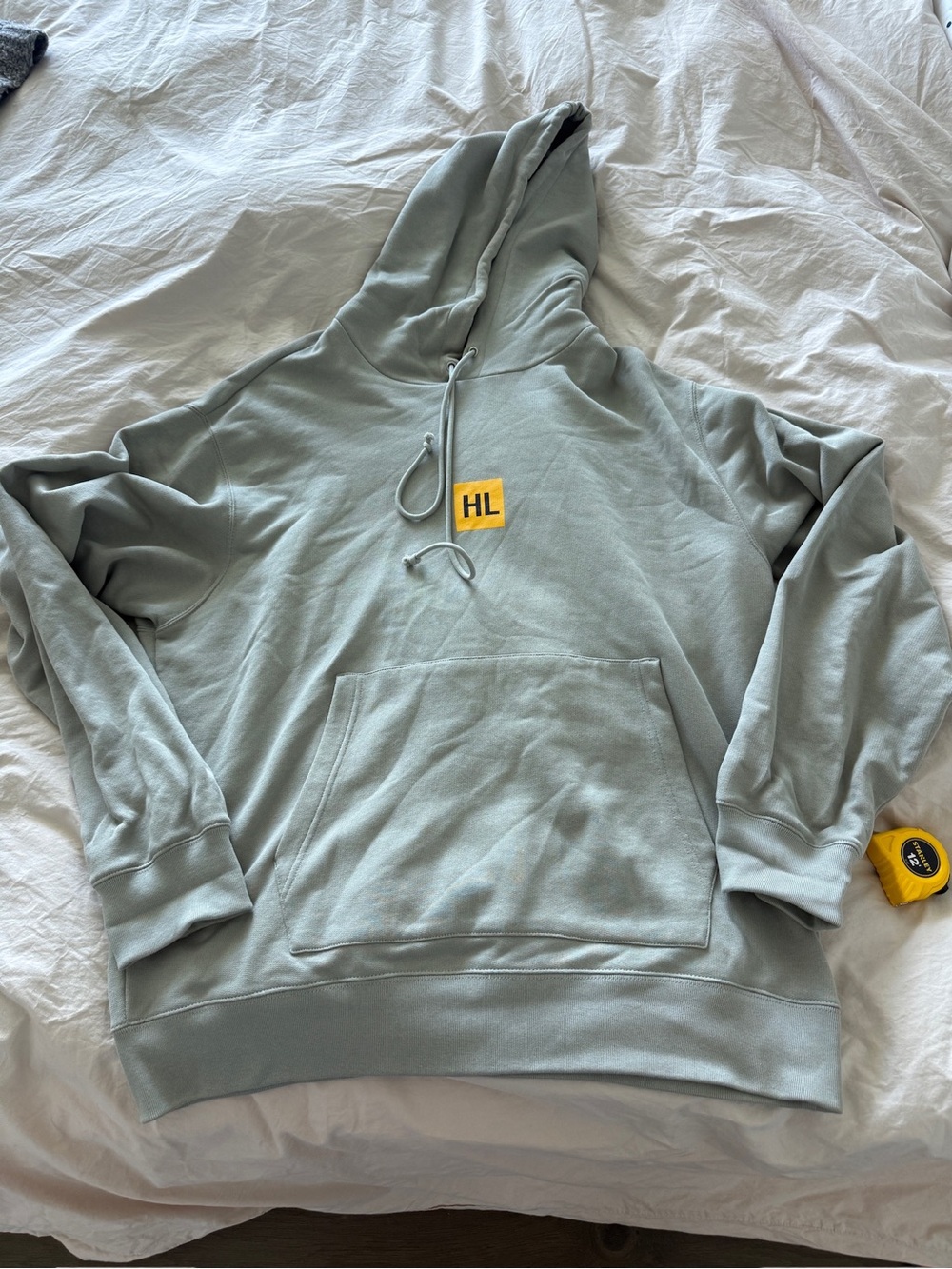 Helmut Lang Mint Green Men's Hoodie Sweater XL